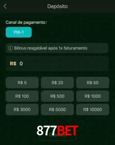 deposits 877BET